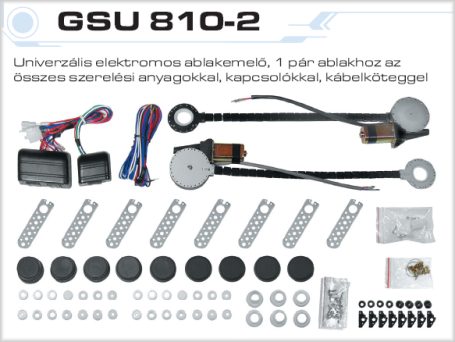 GSU 810-2 motoros ablakemel (1 pr)